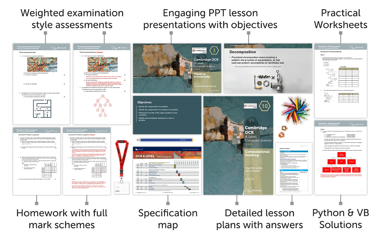 OCR A Level Unit elements Toolkit image